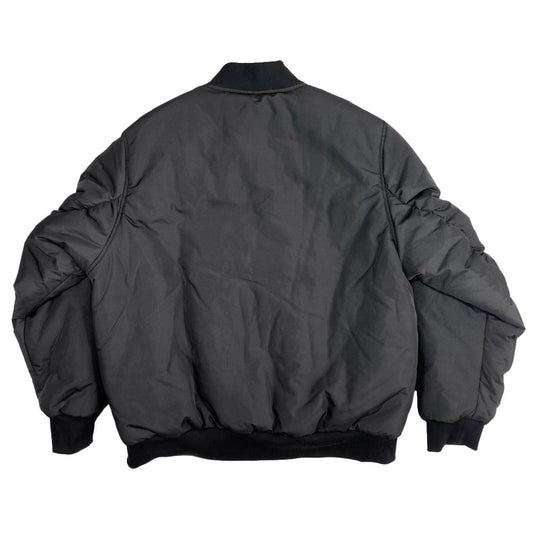 Diego Venturino Black Polyester Men Bomber Jacket