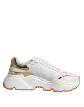 Dolce & Gabbana Vitguld Daymaster Låga Sneakers Skor