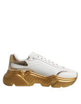 Dolce & Gabbana Vitguld Daymaster Låga Sneakers Skor