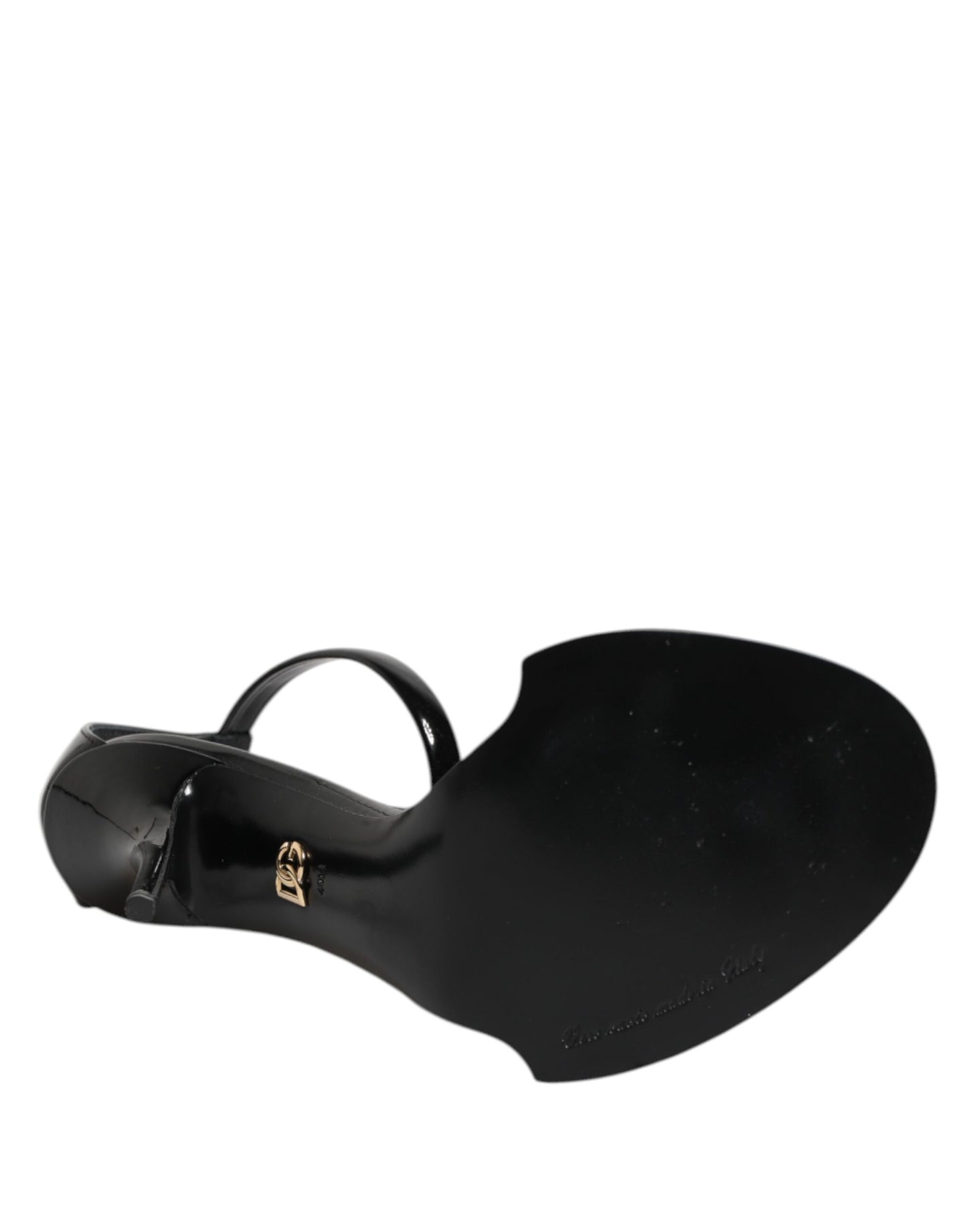 Dolce & Gabbana Svarta KEIRA Pärlprydda Sandaler Skor