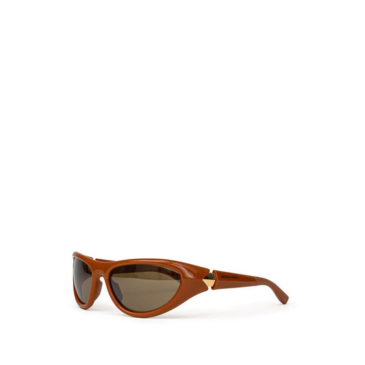 Bottega Veneta brune acetat solbriller