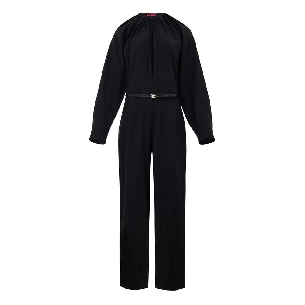 Svart ulljumpsuit