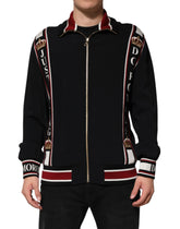 Dolce & Gabbana Black DG King Full Zip Sweatshirt Sweater