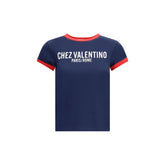 Valentino Blue Cotton T-Shirt