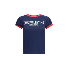 Valentino Blue Cotton T-Shirt