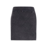 Alexander Wang Gray Cotton Mini Skirt