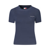 Tommy Hilfiger Blue Cotton Women T-Shirt
