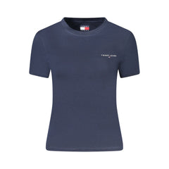 Tommy Hilfiger Blue Cotton Women T-Shirt