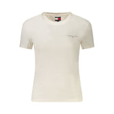 Tommy Hilfiger White Cotton Women T-Shirt