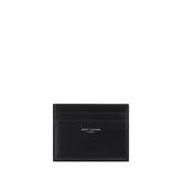 Saint Laurent Black Calf Leather Bos Taurus Wallet
