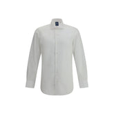 Finamore White Cotton Dress Shirt