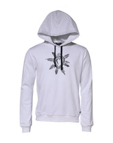 Dolce & Gabbana White Sacred Heart Hooded Sweatshirt Sweater