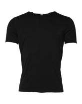 Dolce & Gabbana Black Modal Men Crew Neck Underwear T-shirt