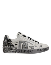 Dolce & Gabbana Vita Kristalllogotyp Portofino Sneakers Skor