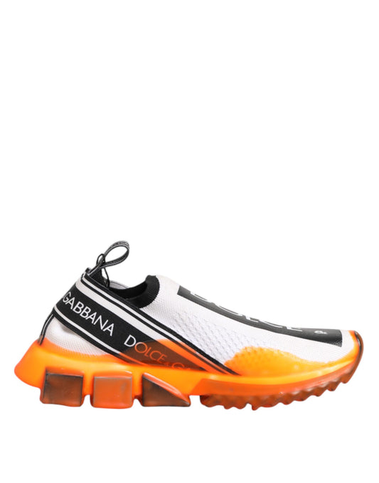 Dolce & Gabbana Hvite Sorrento Slip On Lave Sneakers Sko