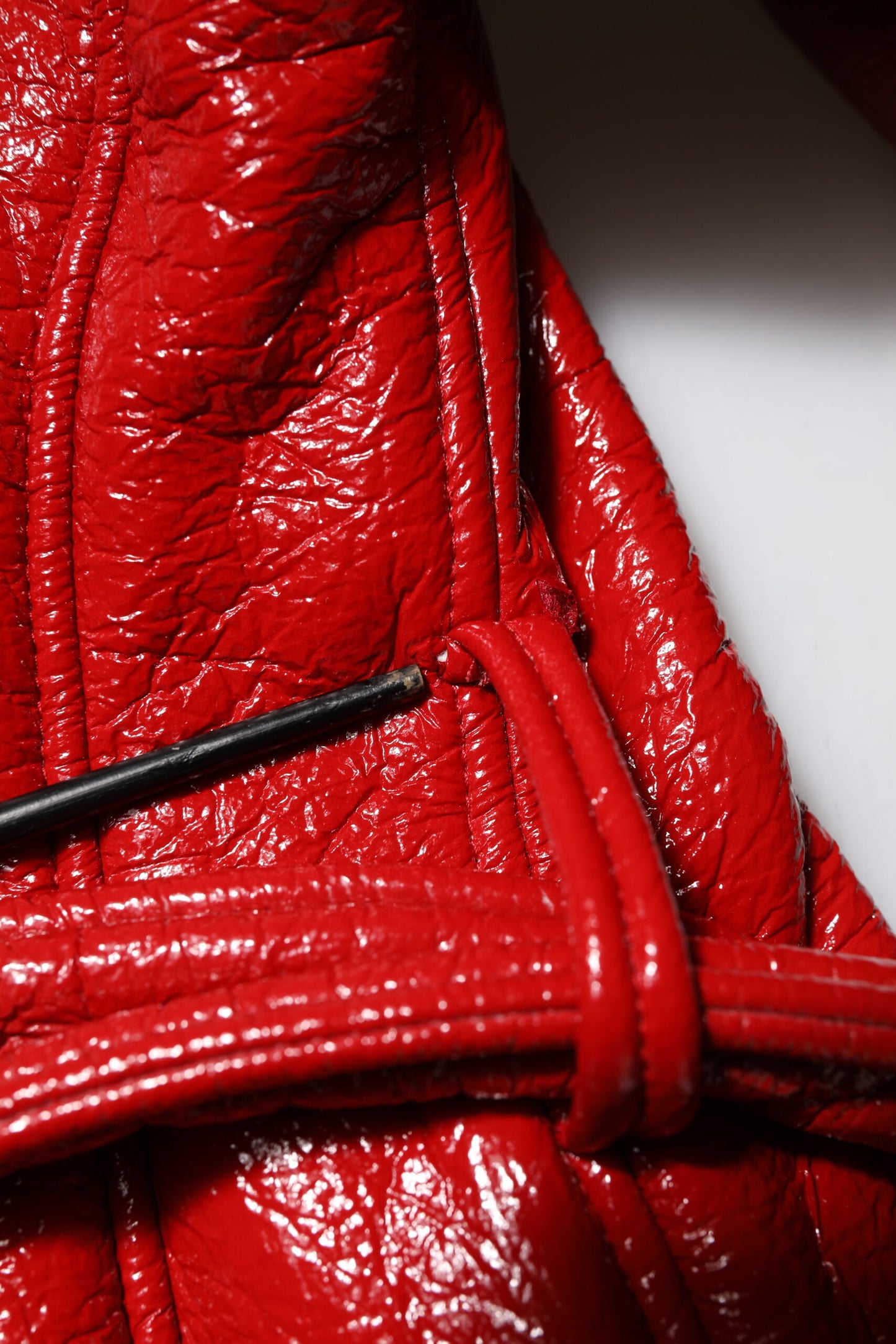 Dolce & Gabbana Röd Ull Enkelknäppt Trenchcoatjacka