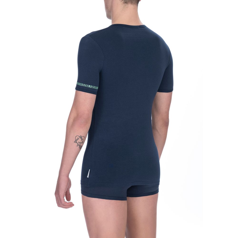 Bikkembergs svart bomulls-T-shirt för män
