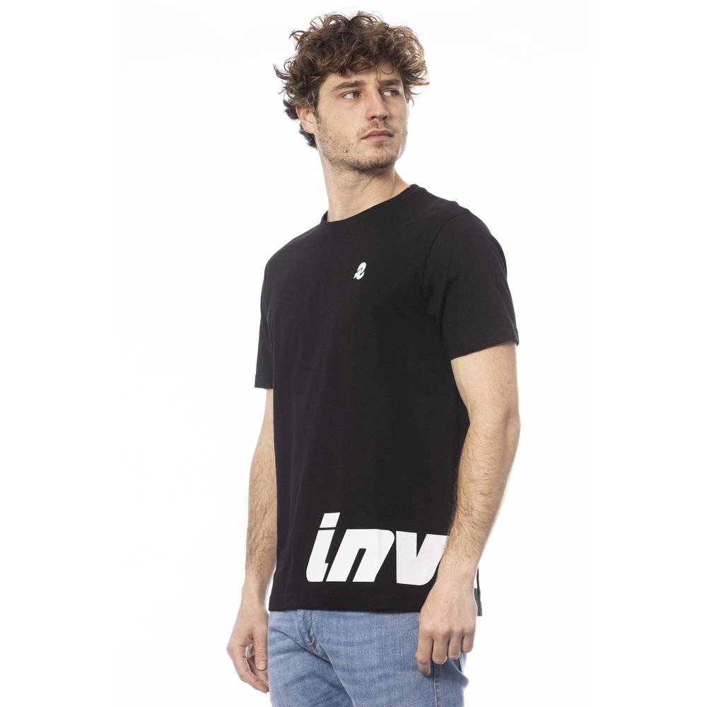 Invicta svart bomulls-T-shirt för män