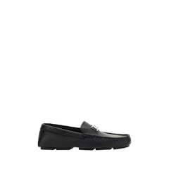 Dolce & Gabbana Black Rubber Slip-On Loafers