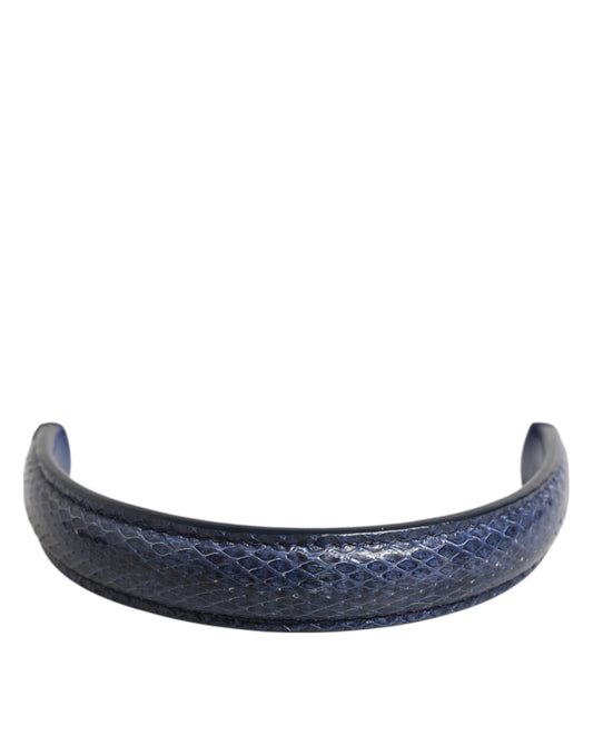 Dolce & Gabbana Blå Stor Ayers Läderväska Dam Axelrem