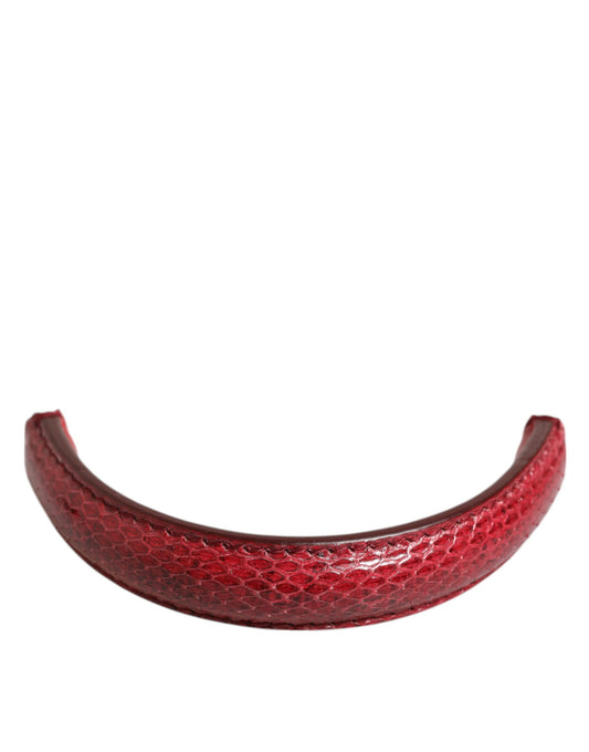 Dolce & Gabbana Röd Liten Ayers Läderväska Dam Axelrem