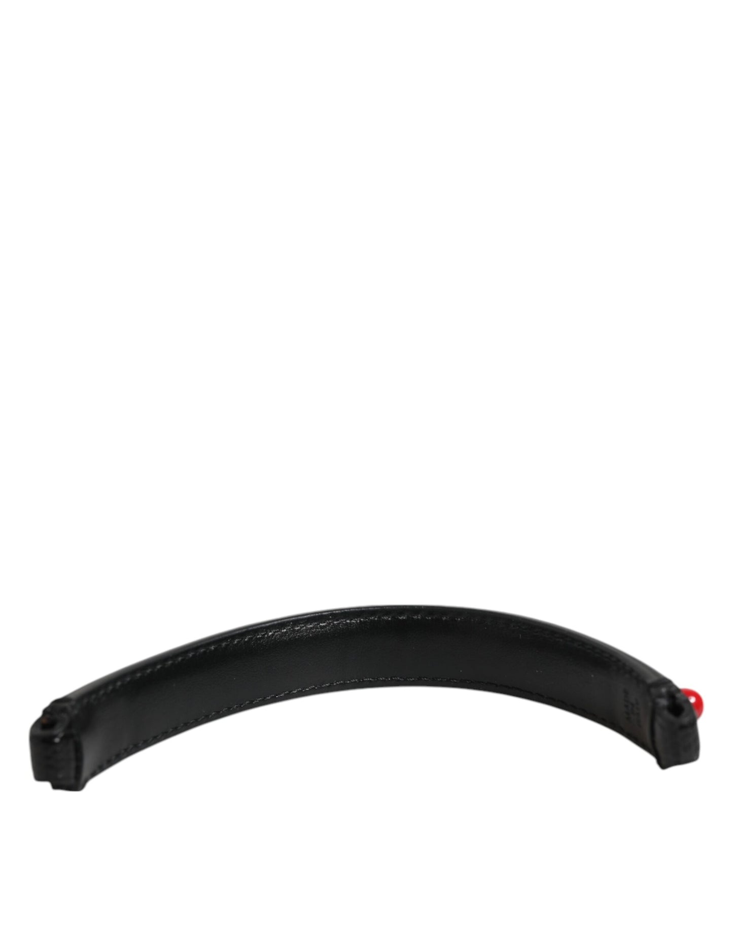 Dolce & Gabbana Svart Utsmyckad Läderväska Dam Axelrem