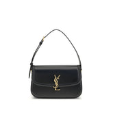 Saint Laurent Black Calf Leather Bos Taurus Shoulder Bag