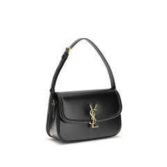 Saint Laurent Black Calf Leather Bos Taurus Shoulder Bag