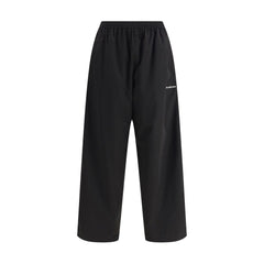 Balenciaga Black Polyester Casual Pants