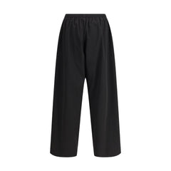 Balenciaga Black Polyester Casual Pants