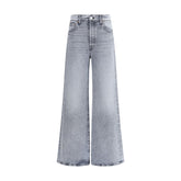 Mother Denim Gray Cotton Jeans Denim