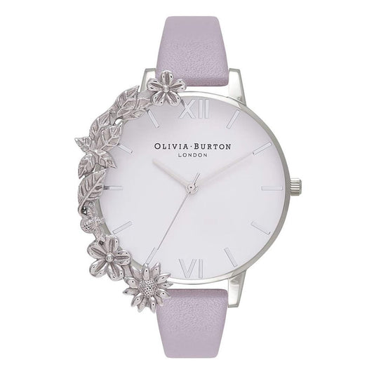 Olivia Burton lila klocka i konstläder