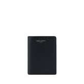 Saint Laurent Black Calf Leather Bos Taurus Wallet