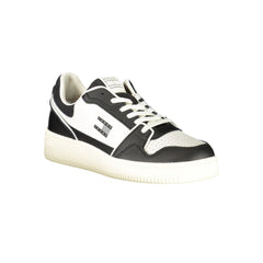 Tommy Hilfiger Black Leather Men Sneaker