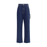 Darkpark Blue Cotton Jeans Denim