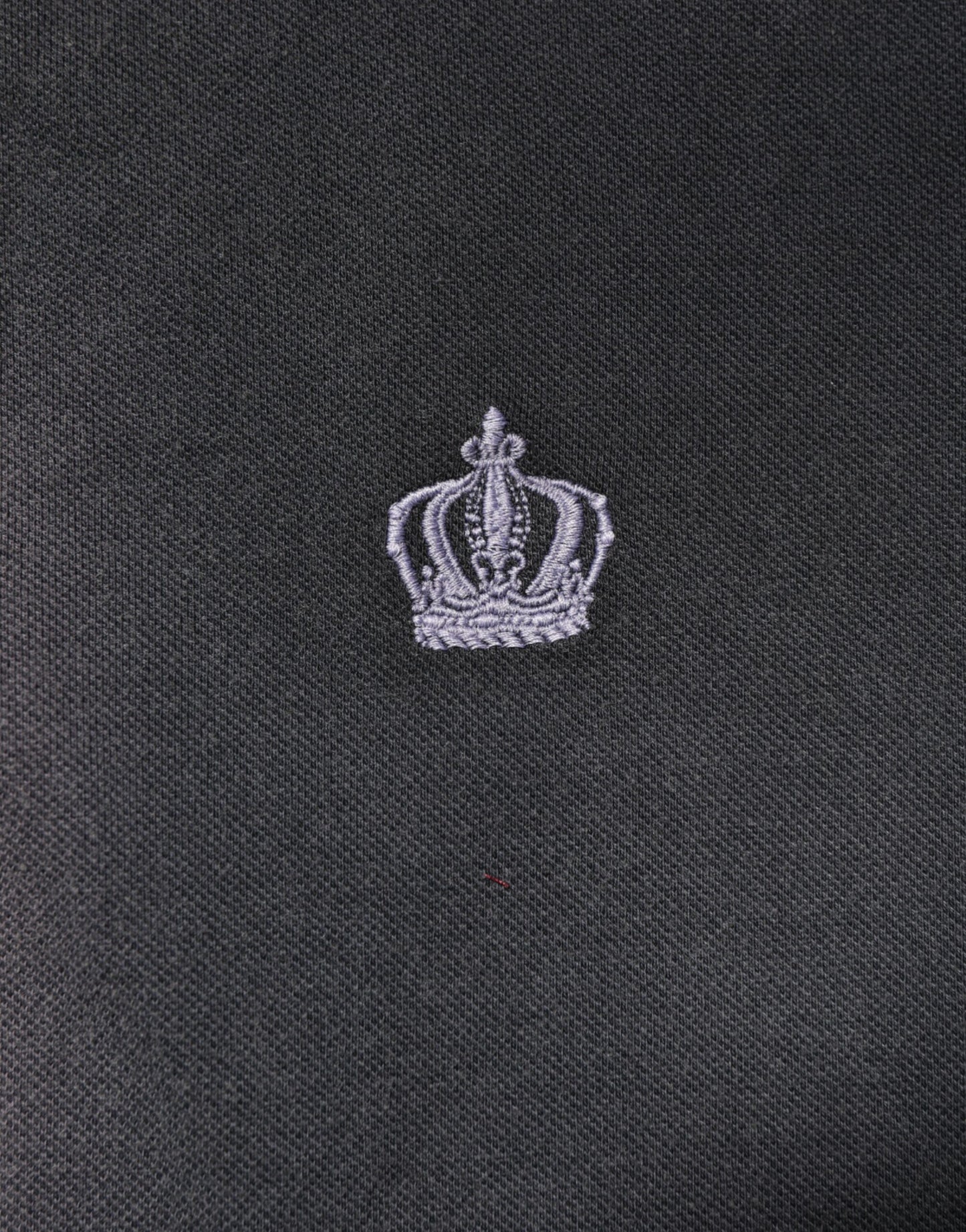 Dolce & Gabbana Grå Bomull Kronkrage Herr Pikétröja