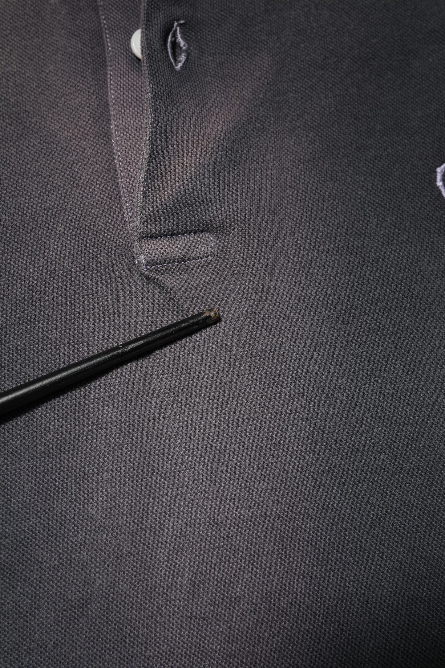 Dolce & Gabbana Grå Bomull Kronkrage Herr Pikétröja