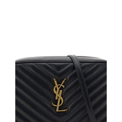 Saint Laurent Black Calf Leather Bos Taurus Shoulder Bag