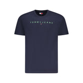 Tommy Hilfiger Blue Cotton Men T-Shirt