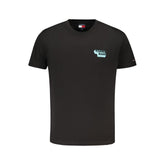 Tommy Hilfiger Black Cotton Men T-Shirt