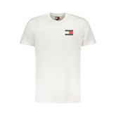 Tommy Hilfiger White Cotton Men T-Shirt