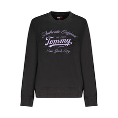 Tommy Hilfiger Black Cotton Women Sweater