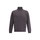 Brooksfield Multicolor Fleece Wool Turtleneck