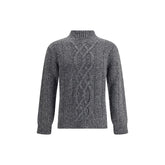 Brooksfield Gray Wool Sweatshirt