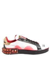 Dolce & Gabbana Multicolor Portofino Låga Sneakers Skor