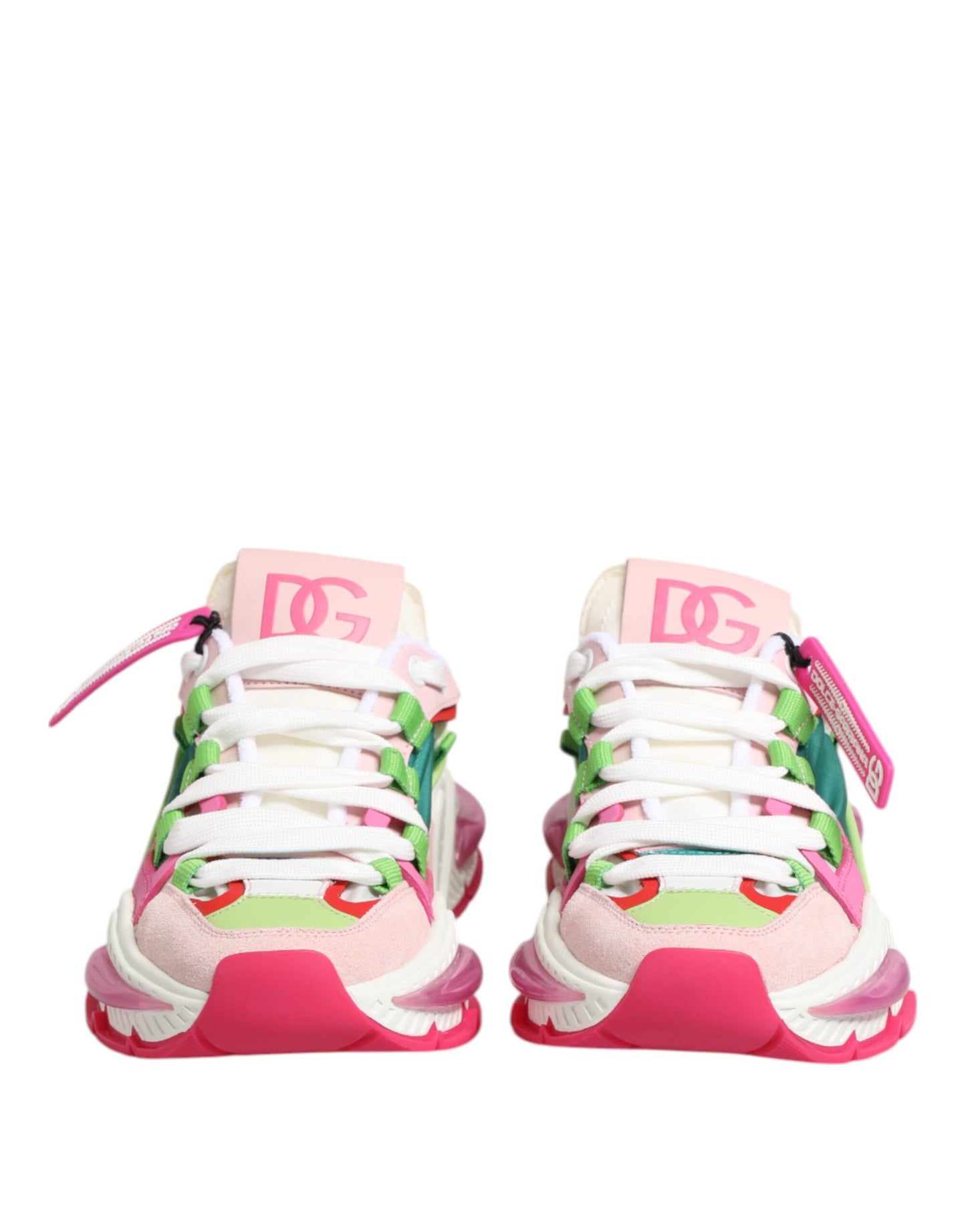 Dolce & Gabbana Flerfärgade Läder Airmaster Låga Sneakers