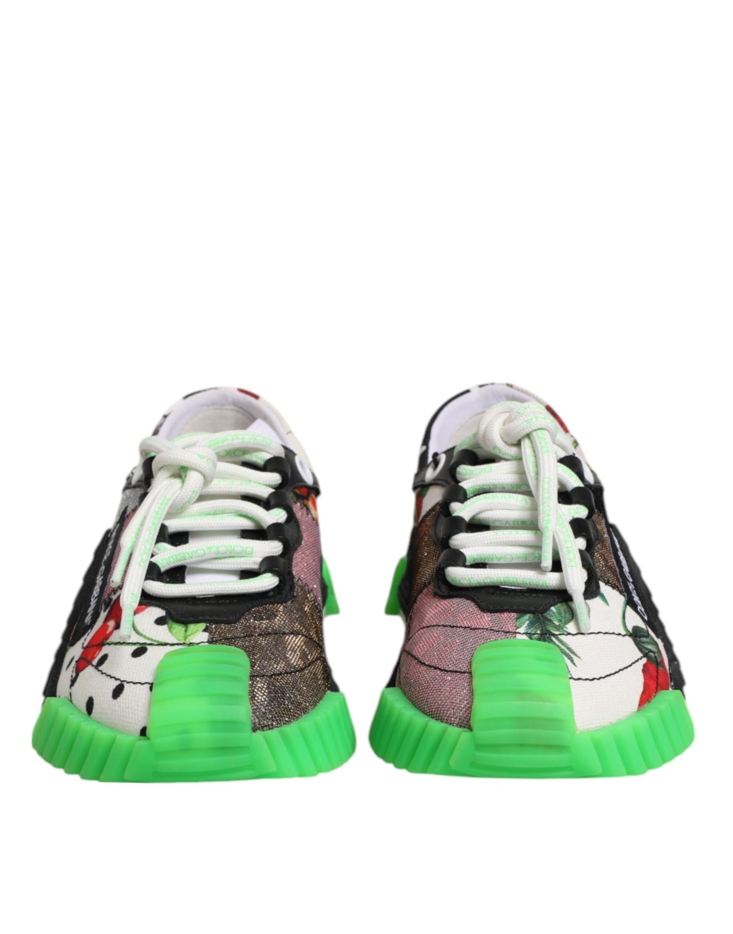 Dolce & Gabbana Multicor DG Logo Leopard Cherry Sneaker Skor