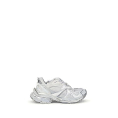 Balenciaga Silver Rubber Athletic Sneakers