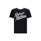 Dolce & Gabbana Black Cotton T-Shirt