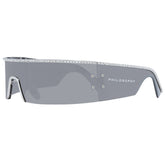 Lozza Gray Metal Sunglasses